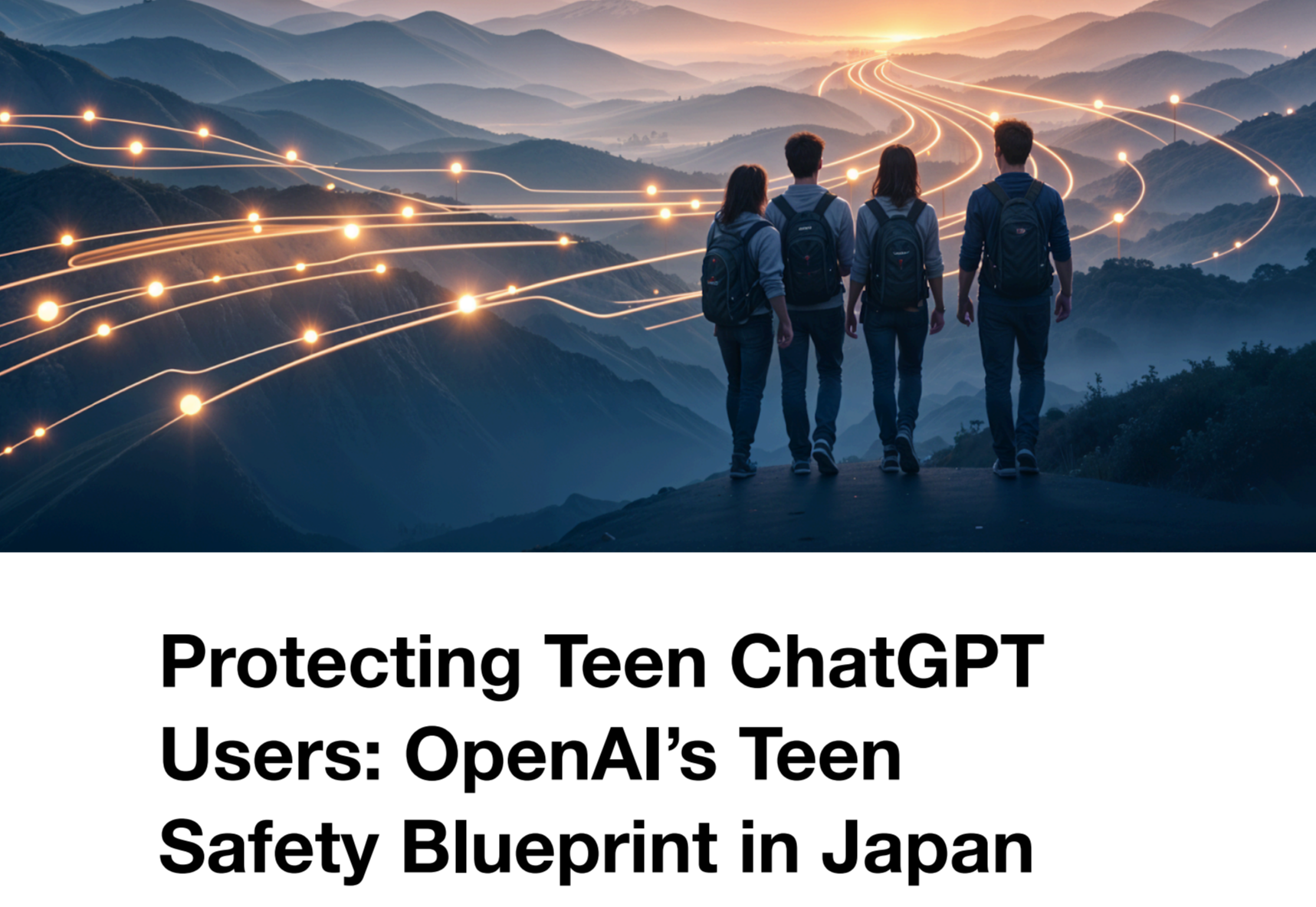 OpenAI Japanが発表した「未成年の安全に関するブループリント」とは何か