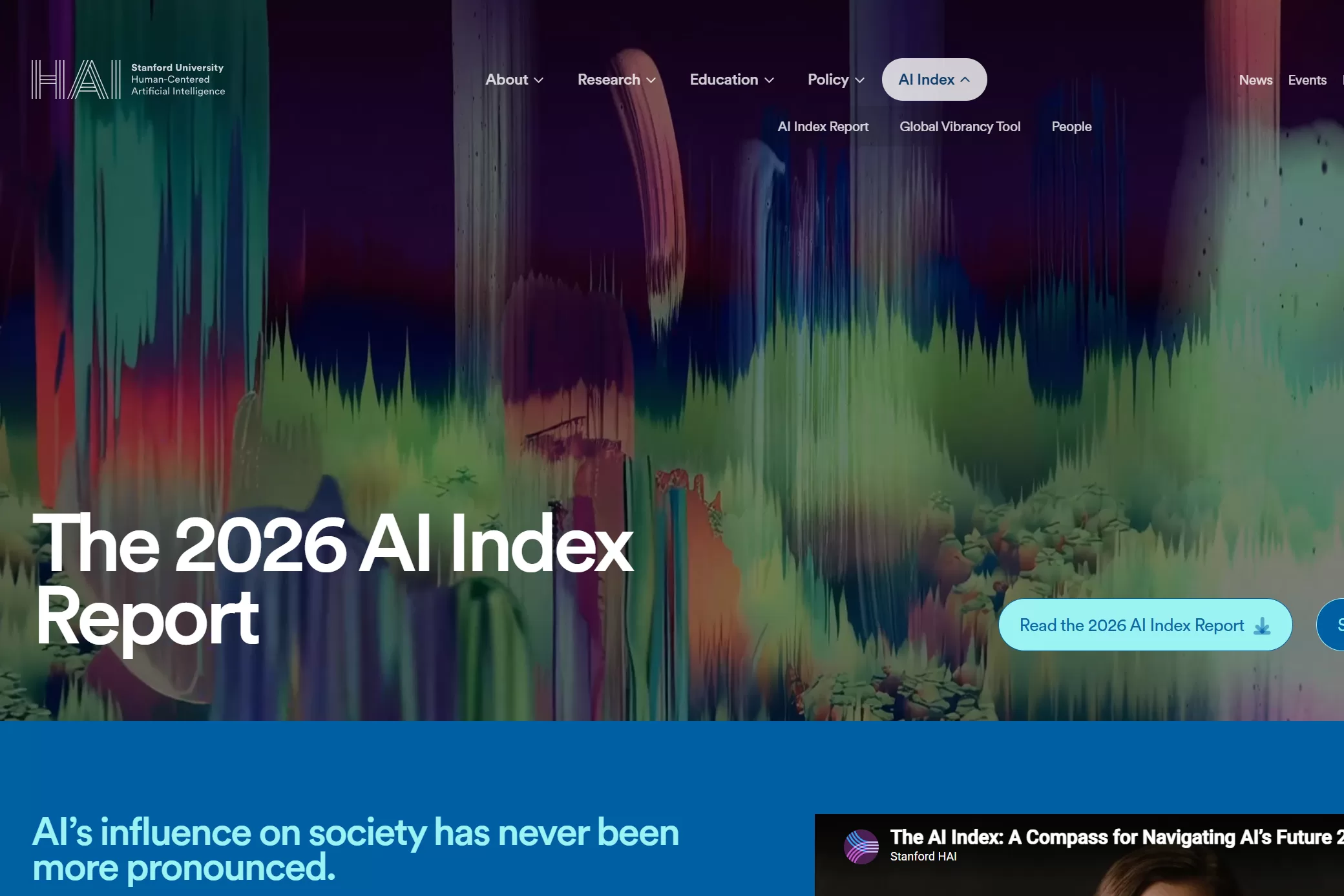 2026年版AI Index Reportが示すAIの現在地